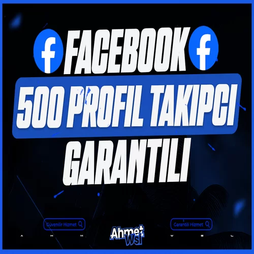  Facebook 500 Profil+Sayfa Takipçi